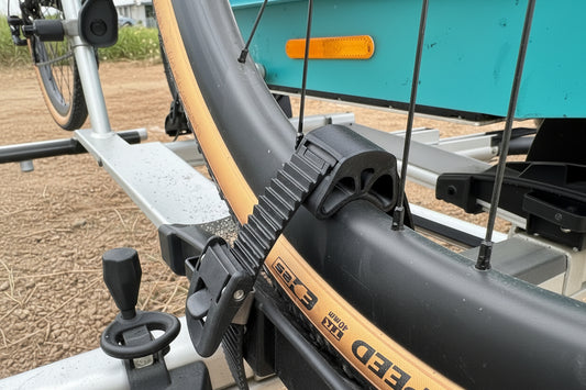 Haltegummi für Fahrräder – Ideal für normal breite Rohre und Felgen| Fahrradzubehör | Rahmenschutz | Sichere Fixierung|3dPrints4Vans - Vorbestellung