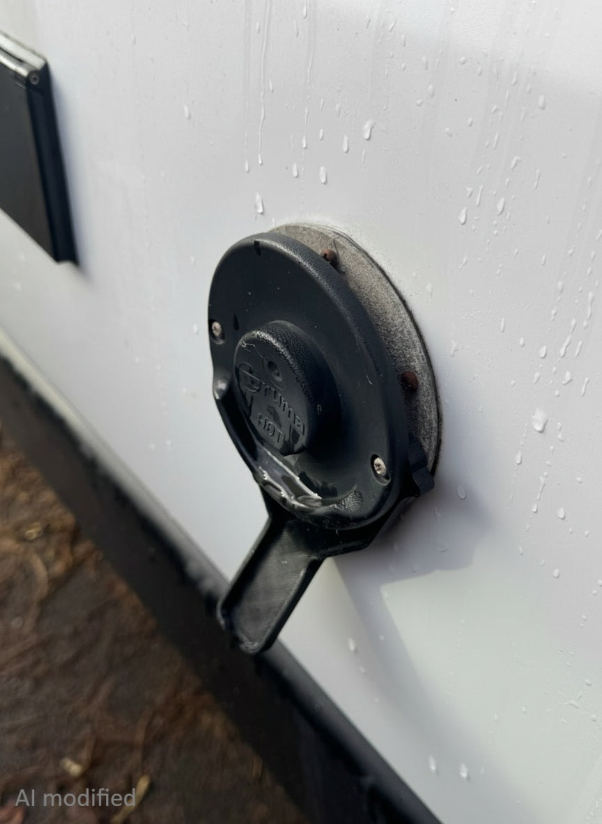 Truma Abtropfblech ohne Nase in schwarz