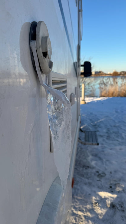 Condensate drainage drip protection for vans/campers with Truma heating – no more ugly water marks on the car