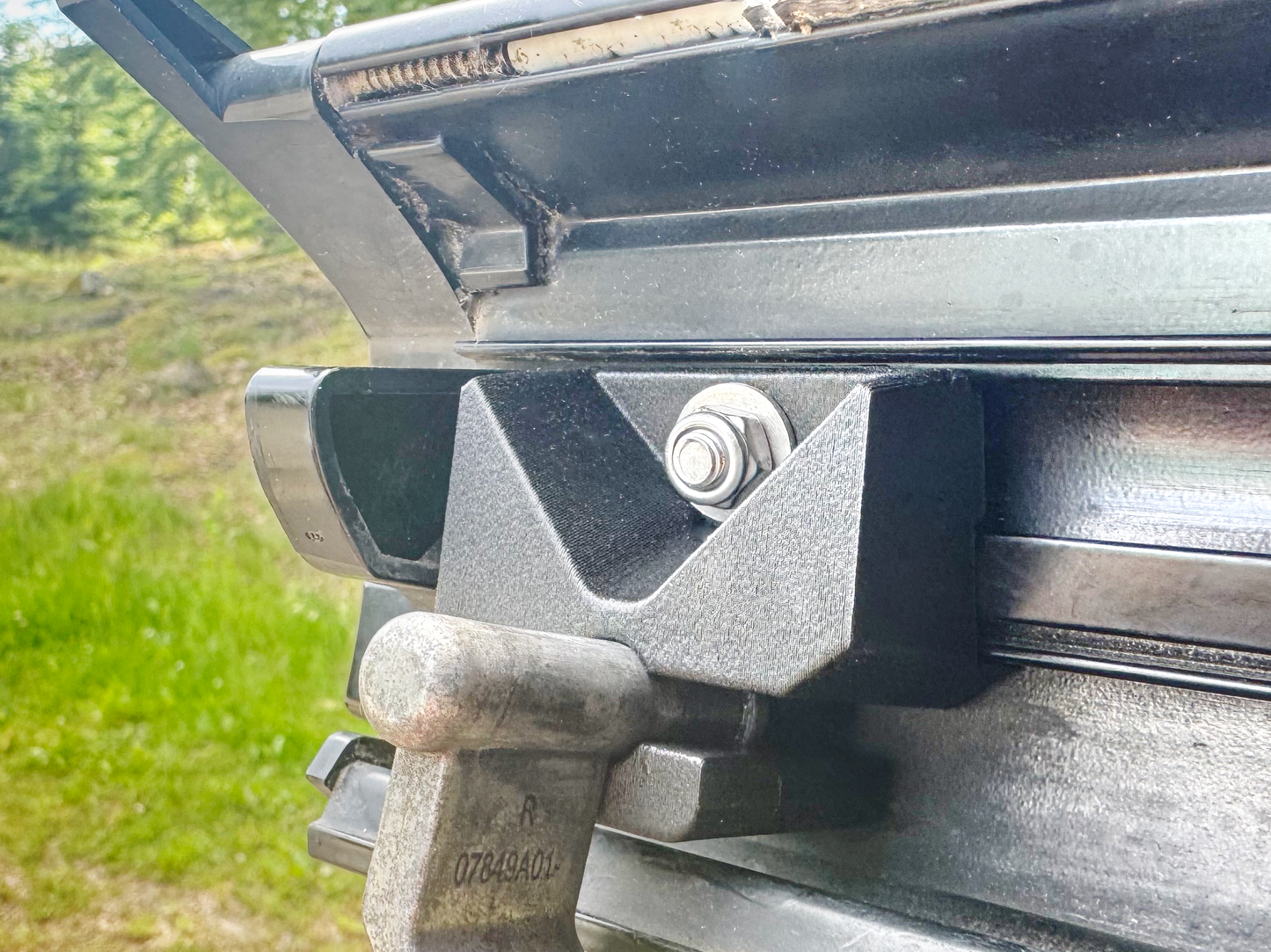 Fiamma F80 Stüzfußhalterung aus hochstabilem PA-CF 2er Austauschset (Set links und rechts) Ersatzteil deutlich stabiler als Originalteil|3dPrints4Vans