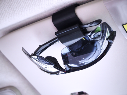Sonnenbrillen Halter Auto Sonnenblende – Brillenhalter für Auto, Van & Wohnmobil, Clip Halterung ohne Bohren, Organizer Brille