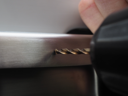 Drilling template with lock for sliding door Iveco Daily sliding door lock