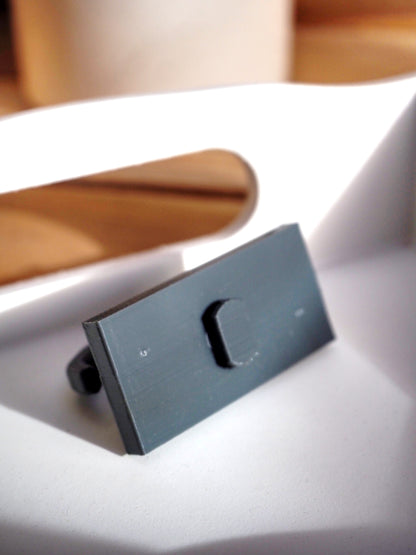 2x Doppel-Haken für Stromschiene, Camping, Wohnmobil, Wohnwagen, Aufbewahrung und Ordnung, Deko, 3D Druck, Halterung, Haken, Urlaub, Vanlife