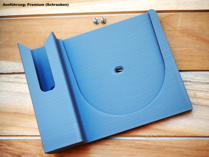 Gasflaschen-Deckel Halter für Wohnmobil & Van, Halter für 1 Gasflaschendeckel optional mit Truma Level Control Halter, Kleben oder Schrauben