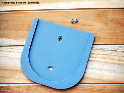 Gasflaschen-Deckel Halter für Wohnmobil & Van, Halter für 1 Gasflaschendeckel optional mit Truma Level Control Halter, Kleben oder Schrauben