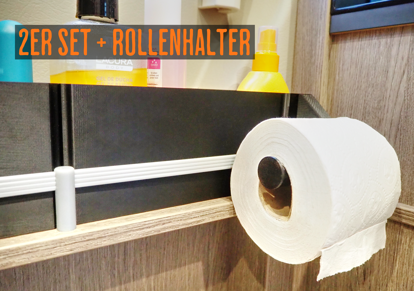 Bad Organizer Pössl & Globecar (2WIN R, Roadcruiser, Globescout) passgenaue Box für Fensterbereich im Kastenwagen Ordnungssystem ohne Bohren