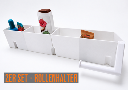 Organizer Nasszelle Pössl Roadcruiser XL und Revolution passgenaue Box für Fensterbereich im Kastenwagen Ordnungssystem ohne Bohren