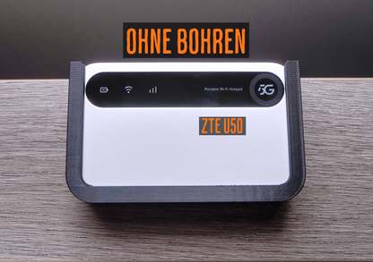 Router Halterung für ZTE U50 – zum Einhängen ohne Bohren, Router Halter Wohnmobil Camper Van, 5G WLAN Router Halterung