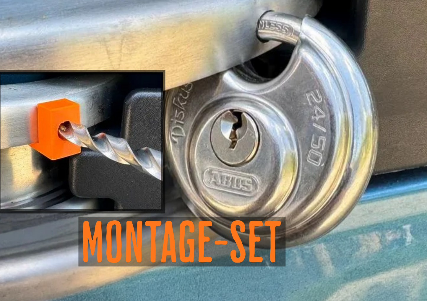 Gabarit de perçage avec serrure pour porte coulissante Mercedes-Benz Sprinter MAN TGE VW Crafter serrure de porte coulissante Van Camper