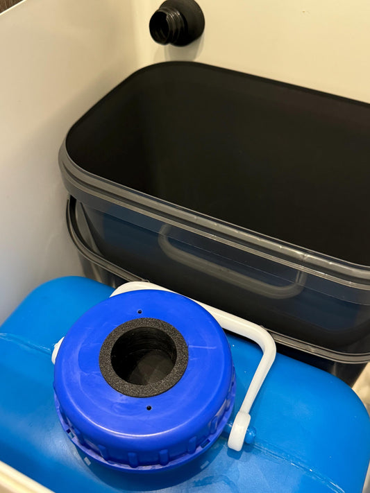 Hygiene Membranverschluss für Urin Behälter Kildwick MiniLoo Trockentrenntoilette - TPE Dichtung für optimale Geruchskontrolle Schwappschutz|3dPrints4Vans