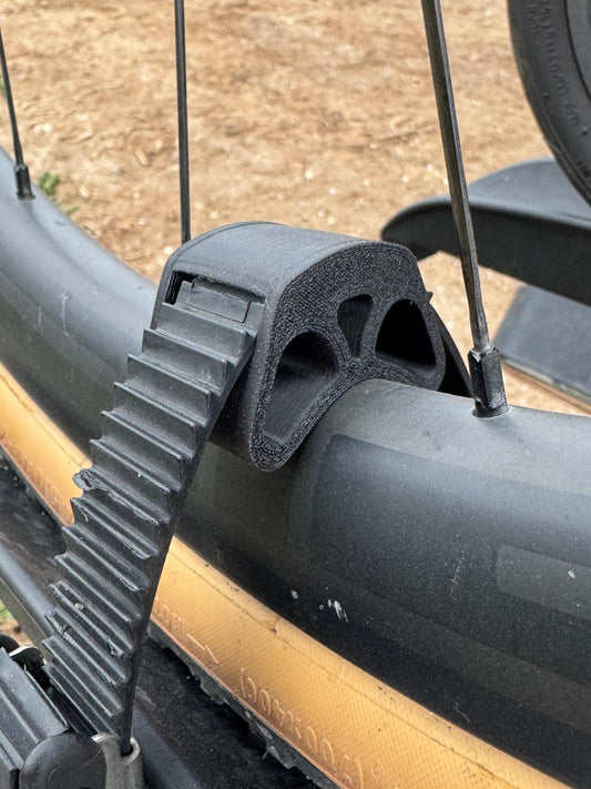 Haltegummi für Fahrräder  – Ideal für normal breite Rohre und Felgen| Fahrradzubehör | Rahmenschutz | Sichere Fixierung|3dPrints4Vans - Vorbestellung