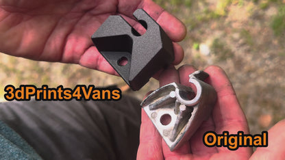 Fiamma F80 Stüzfußhalterung aus hochstabilem PA-CF 2er Austauschset (Set links und rechts) Ersatzteil deutlich stabiler als Originalteil|3dPrints4Vans