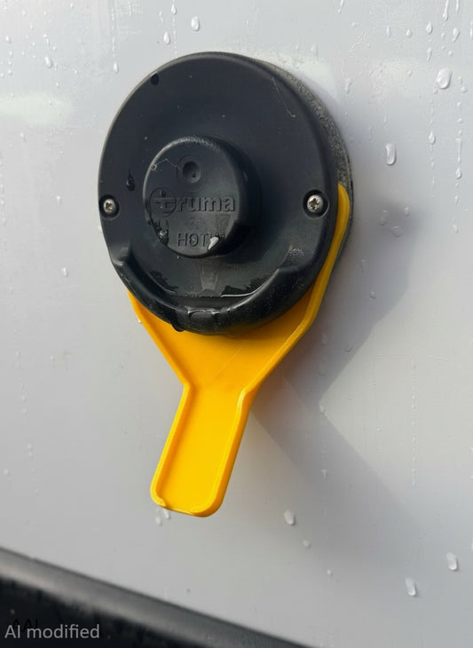 Truma Abtropfblech ohne Nase in gelb